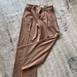 Vince wool wise leg pants with pleat